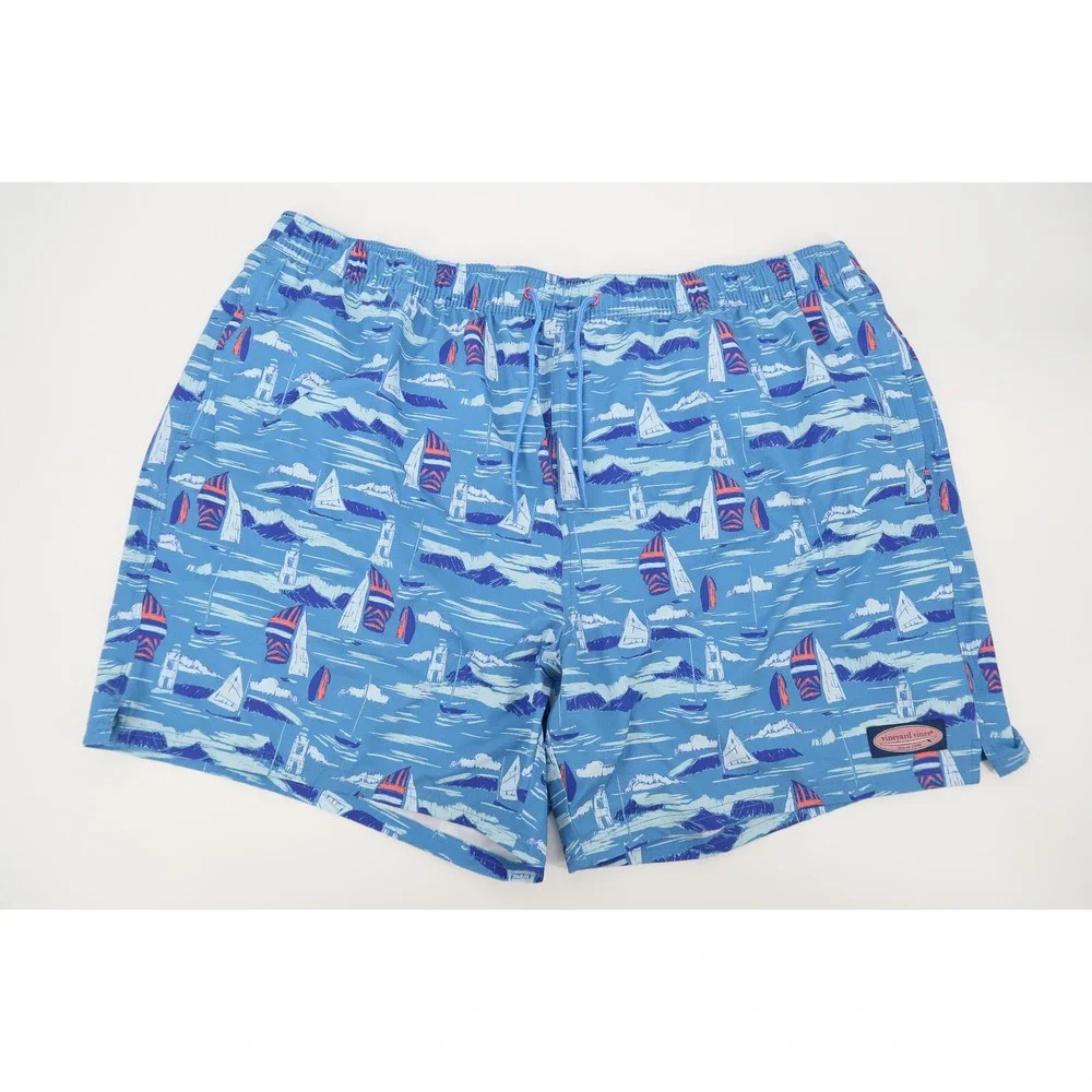 Vineyard‎ Vines Men's 4XB Blue Nautical Sailboats 7